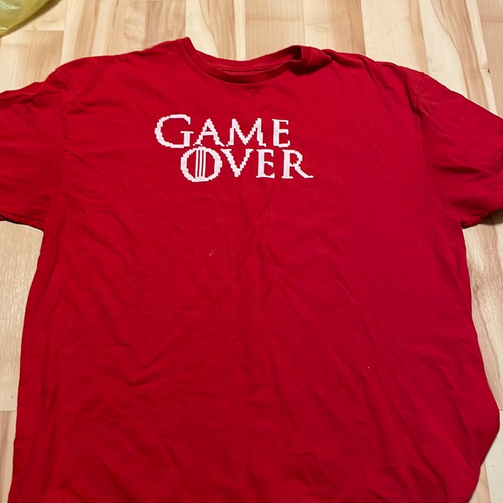 “Game Over” in 8 bit GOT font GUC